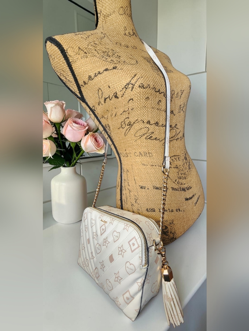 Cream-colored ALDO Crossbody Bag - Picture 8 of 14